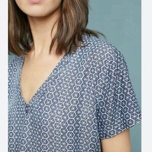 Anthropologie Cloth & Stone Justine Denim Dress Size XS